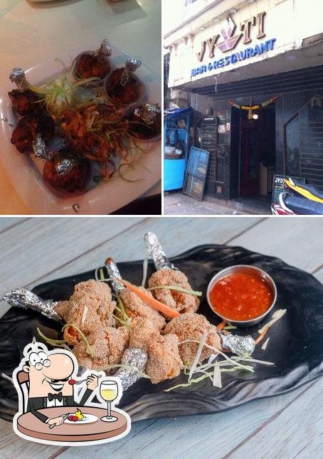 The picture of Jyoti Bar & Restaurant’s food and exterior