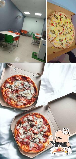 Try out different types of pizza