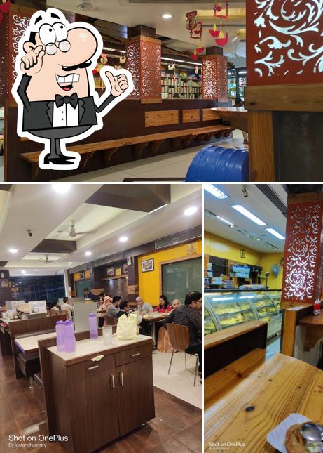 The interior of Apna Sweets