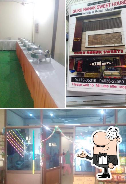 The interior of Guru Nanak Sweet Shop