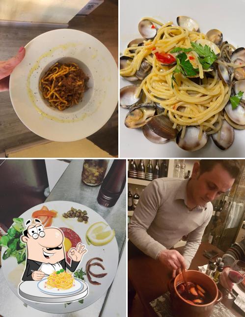 Spaghetti alla carbonara al Il Borgo del vino di Piras Roberto