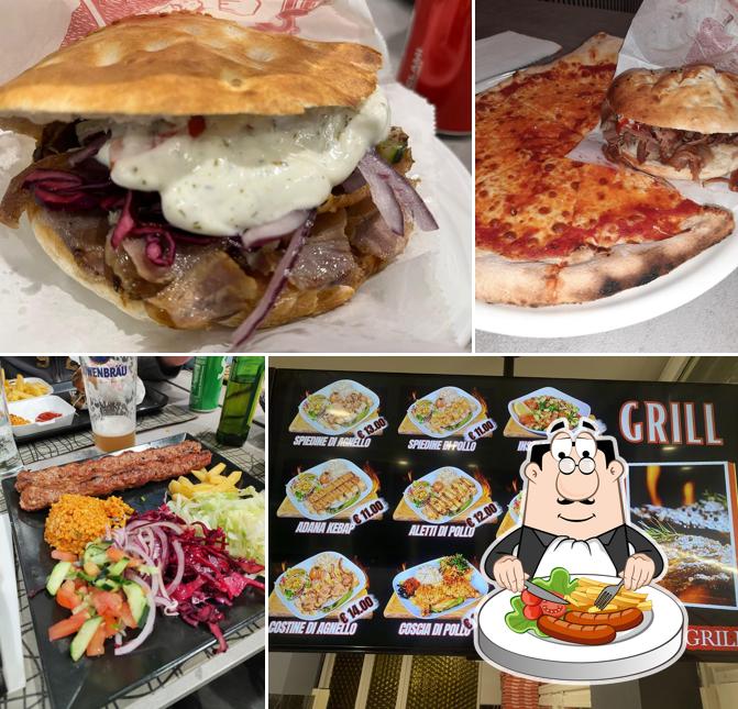 Panino con maiale stirato al Istanbul kebab pizza bar grill
