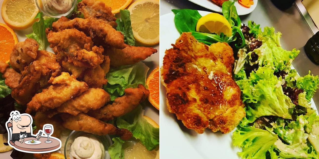 Cibo al Ristorante Casa al Lago