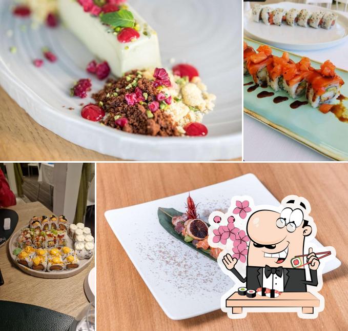 Ordina le varie opzioni di sushi