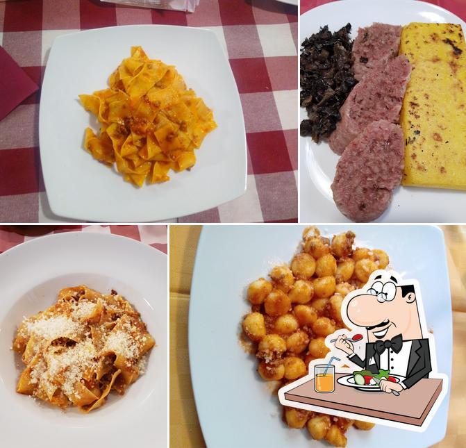 Platti al TRATTORIA AI DUE MORI DI CANCELLIER ELENA