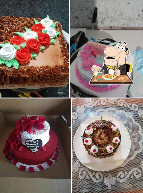 Food at Tulsi shringar and cake bakery