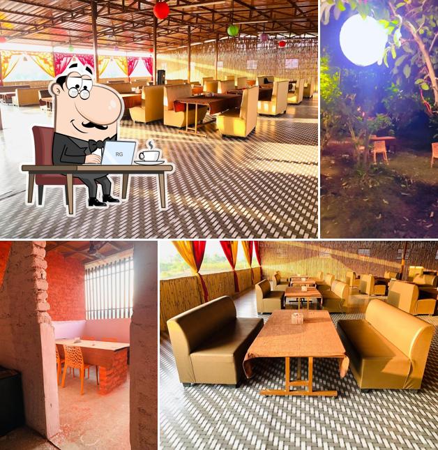The interior of Sai palace Family Restaurant Garden