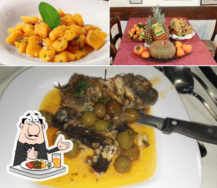 Platti al Trattoria Alla Colomba