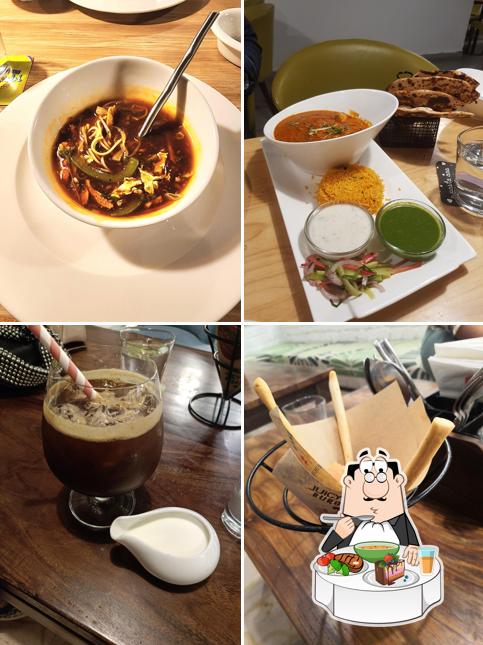 Hot and sour soup at Cafe Delhi Heights