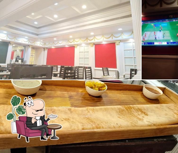 The restaurant's interior and beverage