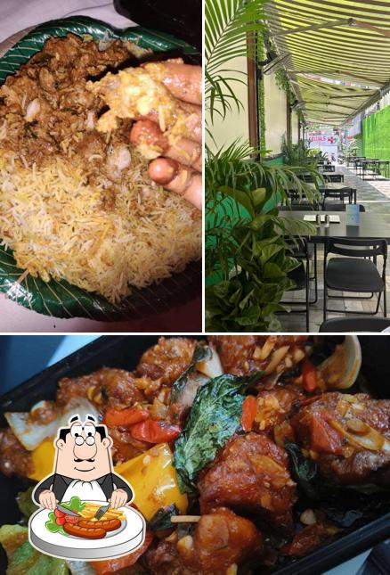 Among different things one can find food and interior at Delicia