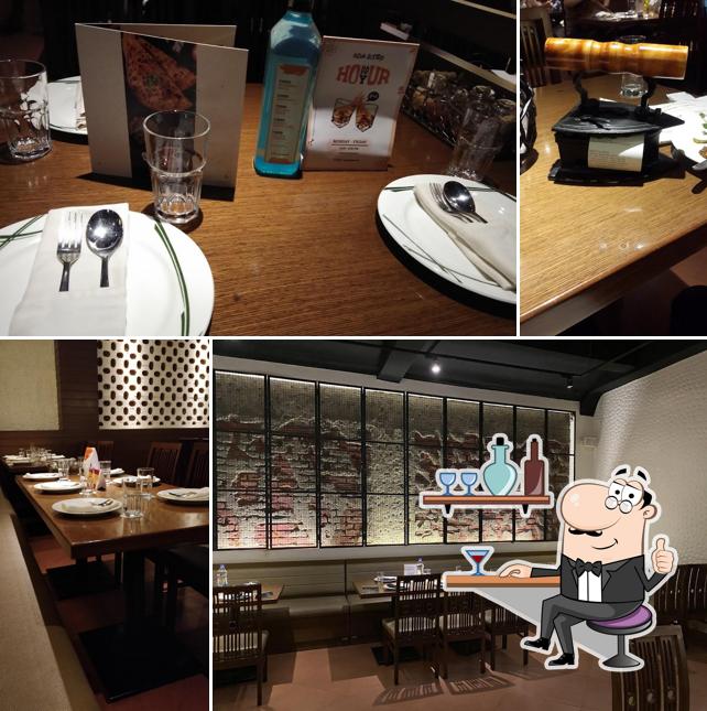 The interior of India Bistro Chembur