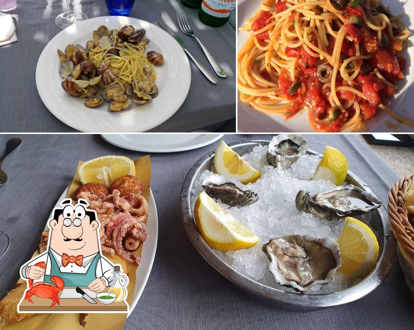 Gli ospiti di La Baia di Fregene possono avere diversi pasti di mare
