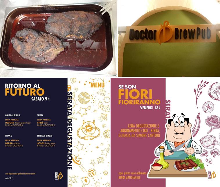 Ordina i piatti di carne a Doctor B brewpub