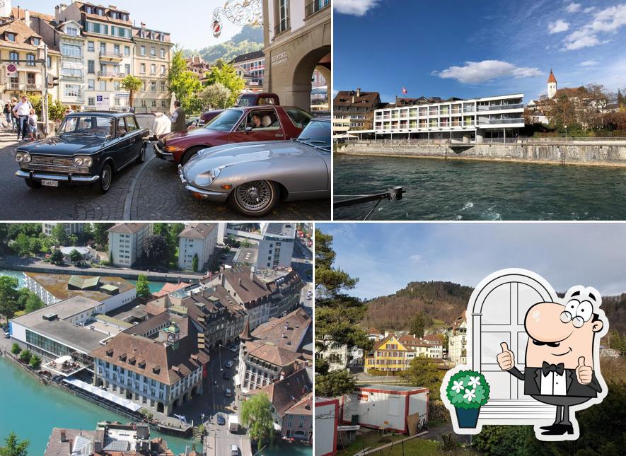 L'area esterna è una caratteristica importante di Hotel Aare Thun