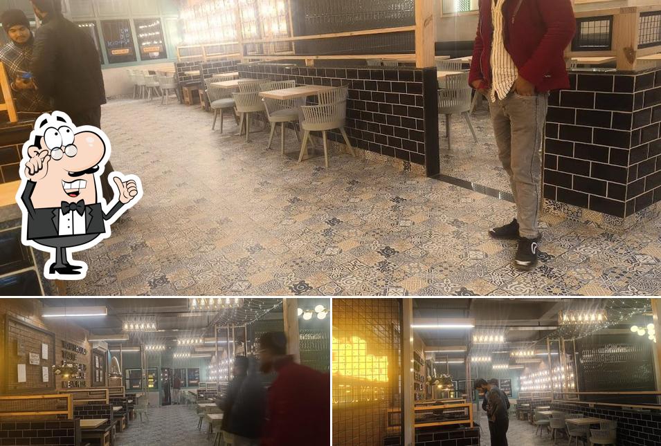 The interior of Biggies pizza khurja