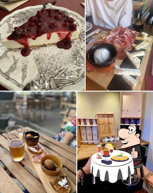Piatto di formaggi al Enoteca Vanesio VinOsteria