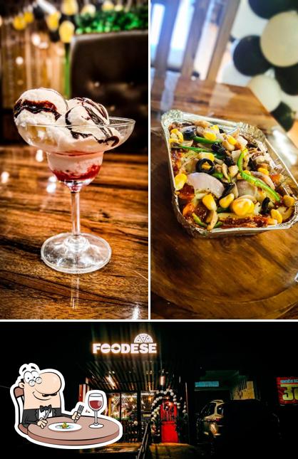 The photo of food and exterior at Foodese cafe & lounge