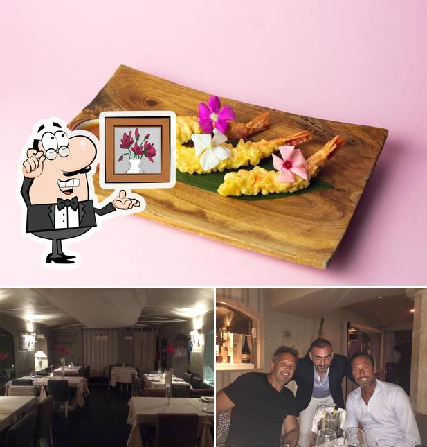 Tra le diverse cose da KIMOH sushi and kitchen si possono trovare la interni e bancone da bar
