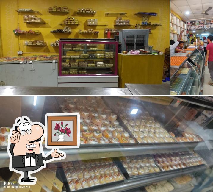 The interior of Maa Durga Mixture and Sweets