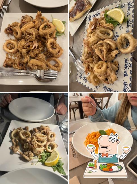 Calamari fritti al Ristorante All'improvviso