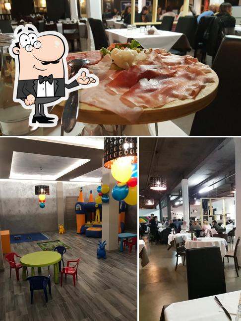 Gli interni di Ristorante all'italiana trattoria
