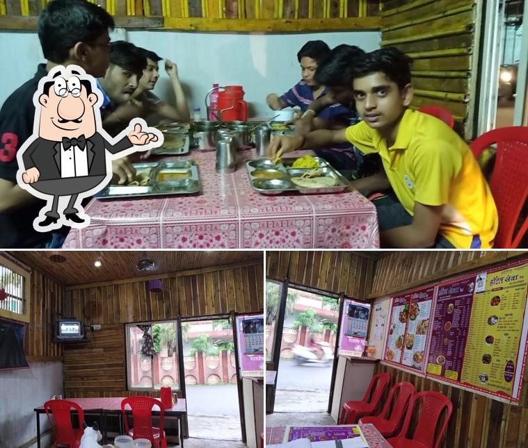 The interior of Seva Mess And Caterers