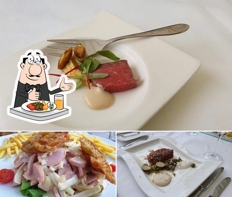Cibo al Gasthof Solbad & Sommerpark am Rhein