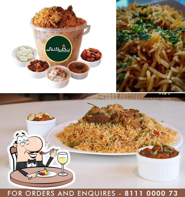 Food at Sulthan's Biriyani, Kavundampalayam