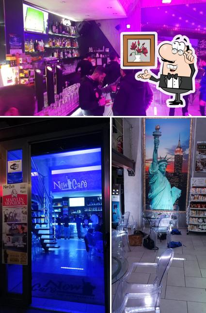 Dai un'occhiata agli interni di new cafè