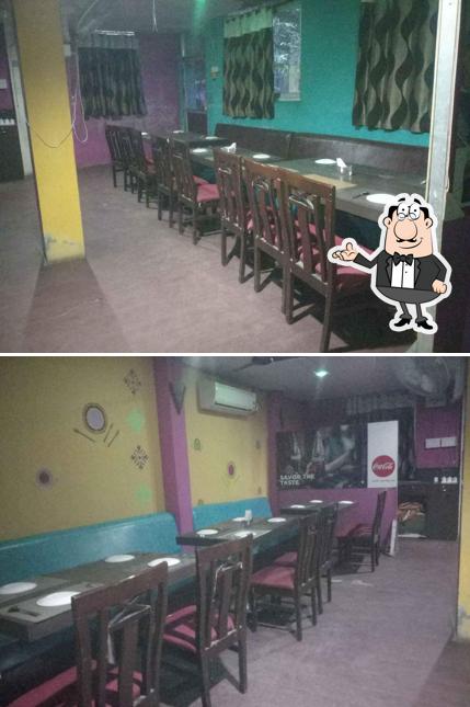 The interior of Suswagath Multi Cuisine Restaurant