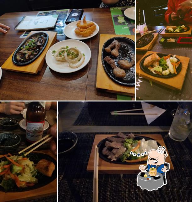 Comida em O.gami Sushi Bar & Grill