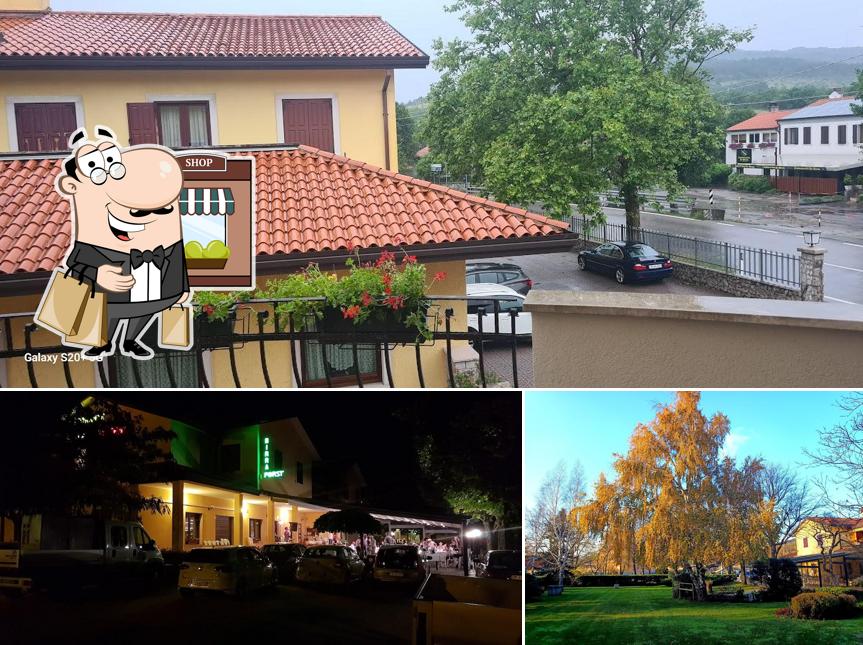 L'area esterna è una caratteristica importante di Hotel Pesek