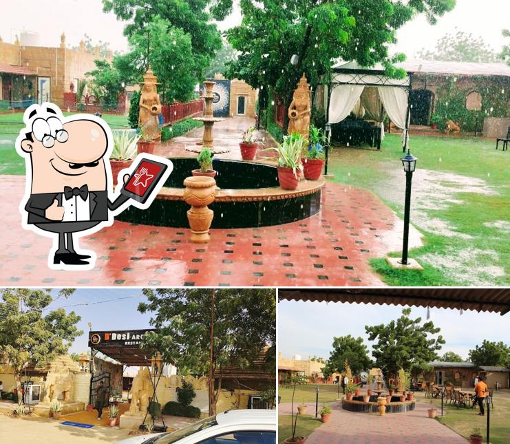 The exterior of D'Desi Aroma Pure Veg. Restaurant