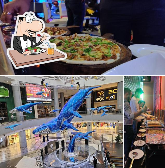 Food at Amoeba Sports Bar