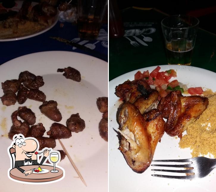 Comida em cabanas bar