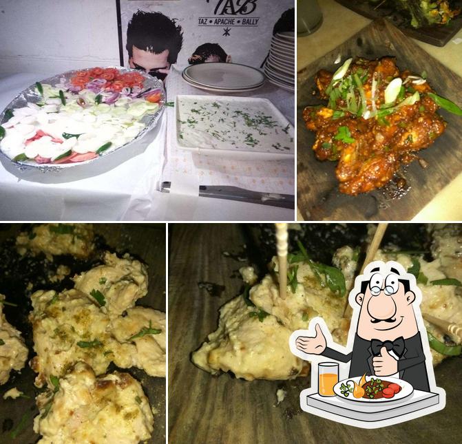 Food at Grand Royal Nightclub