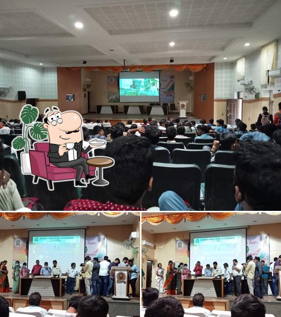 The interior of ఆంటి Mess