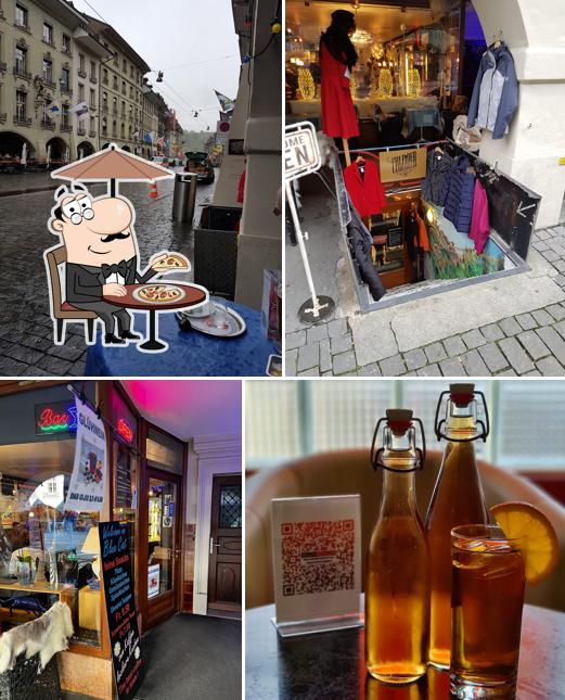 Goditi la vista dall'area esterna di Bistro Blue Cat GmbH