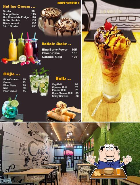 The restaurant's food and interior