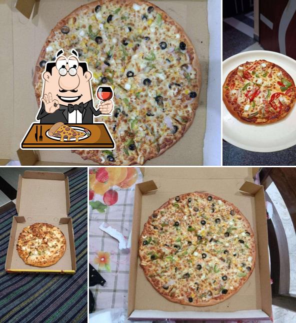 Pick various kinds of pizza