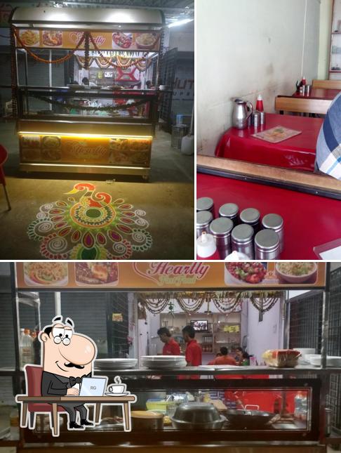 The interior of Heartly Food's