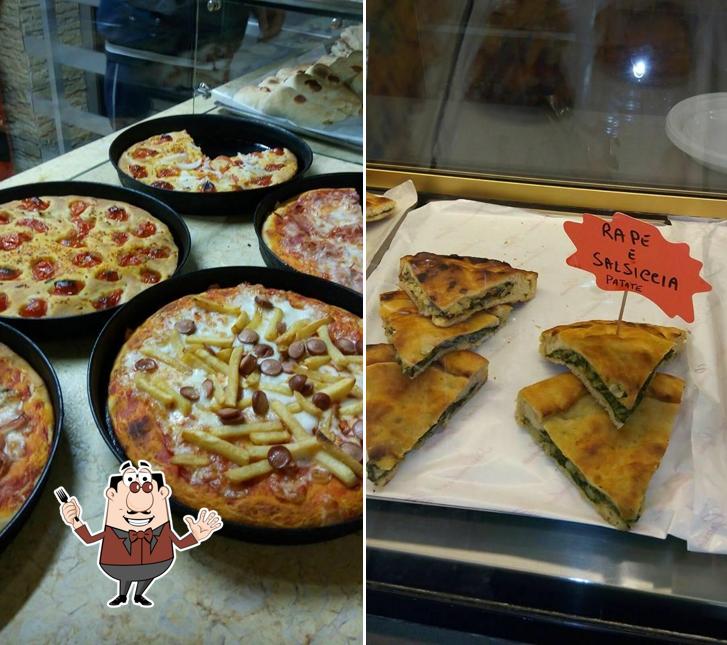 Platti al Pizzburg Pizze Giganti Panzerotti - Focacce