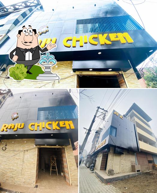 The exterior of Raju chicken