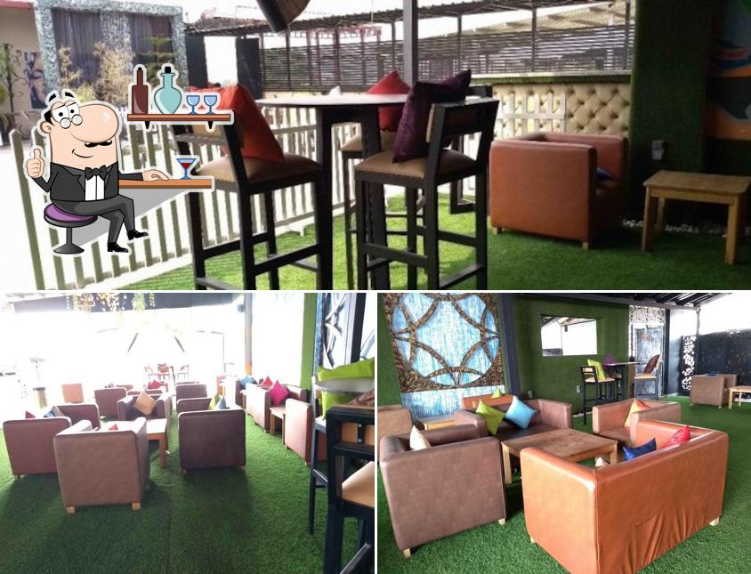 The interior of Toss cafe lounge