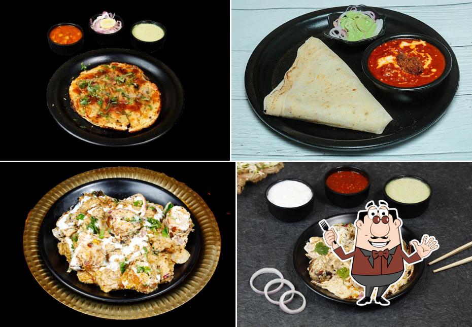Food at veerji malai chaap wale (shastri nagar Ghaziabad)