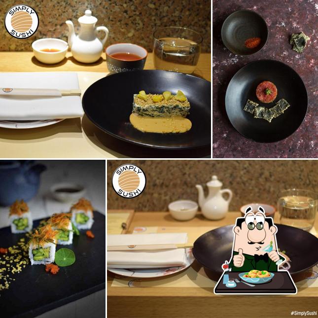Food at Simply Sushi