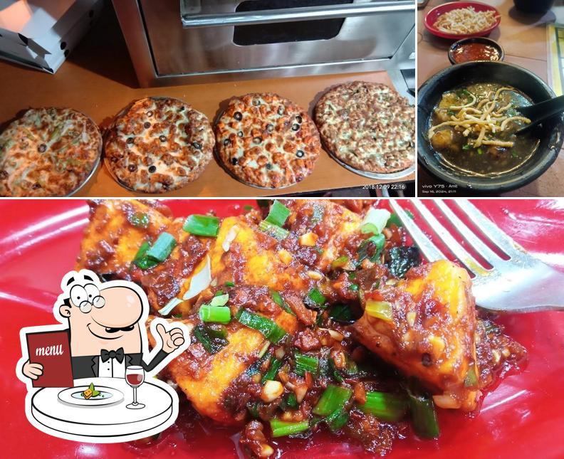 Pork chop at 90 Feet Chinesepizza thakurli