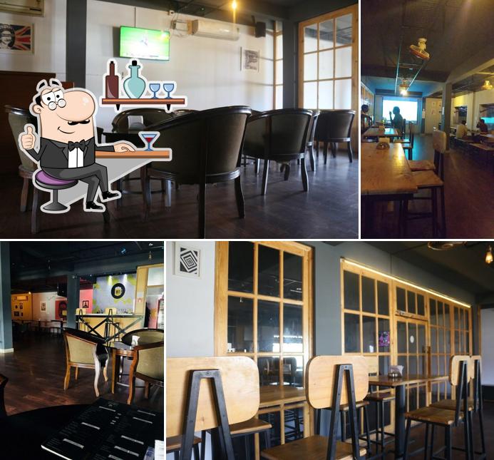 The interior of B1 Pub