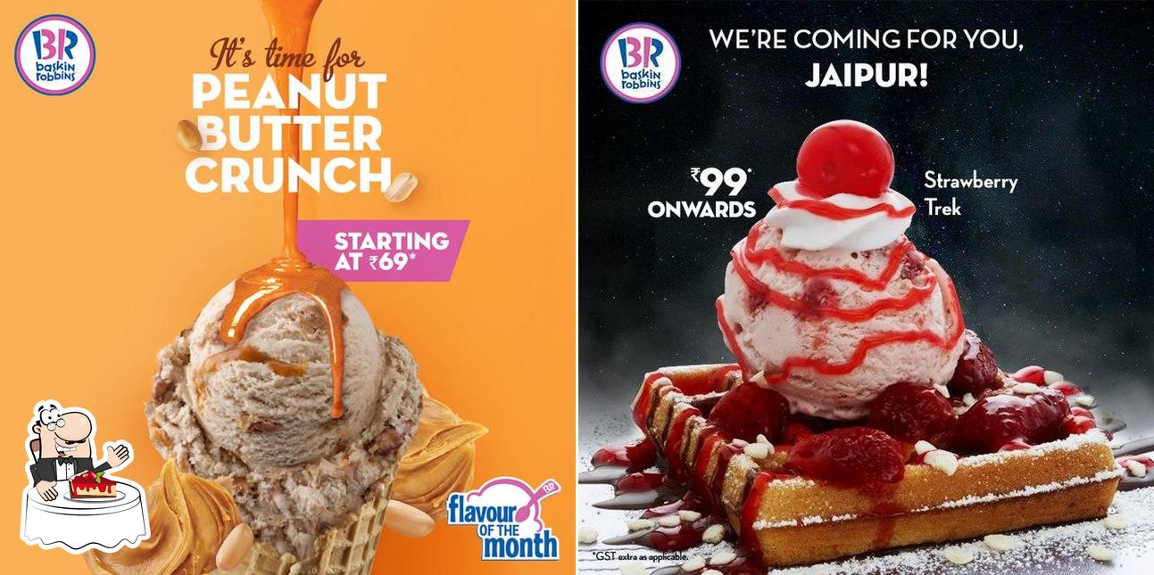 Don’t forget to order a dessert at Baskin Robbins Adyar